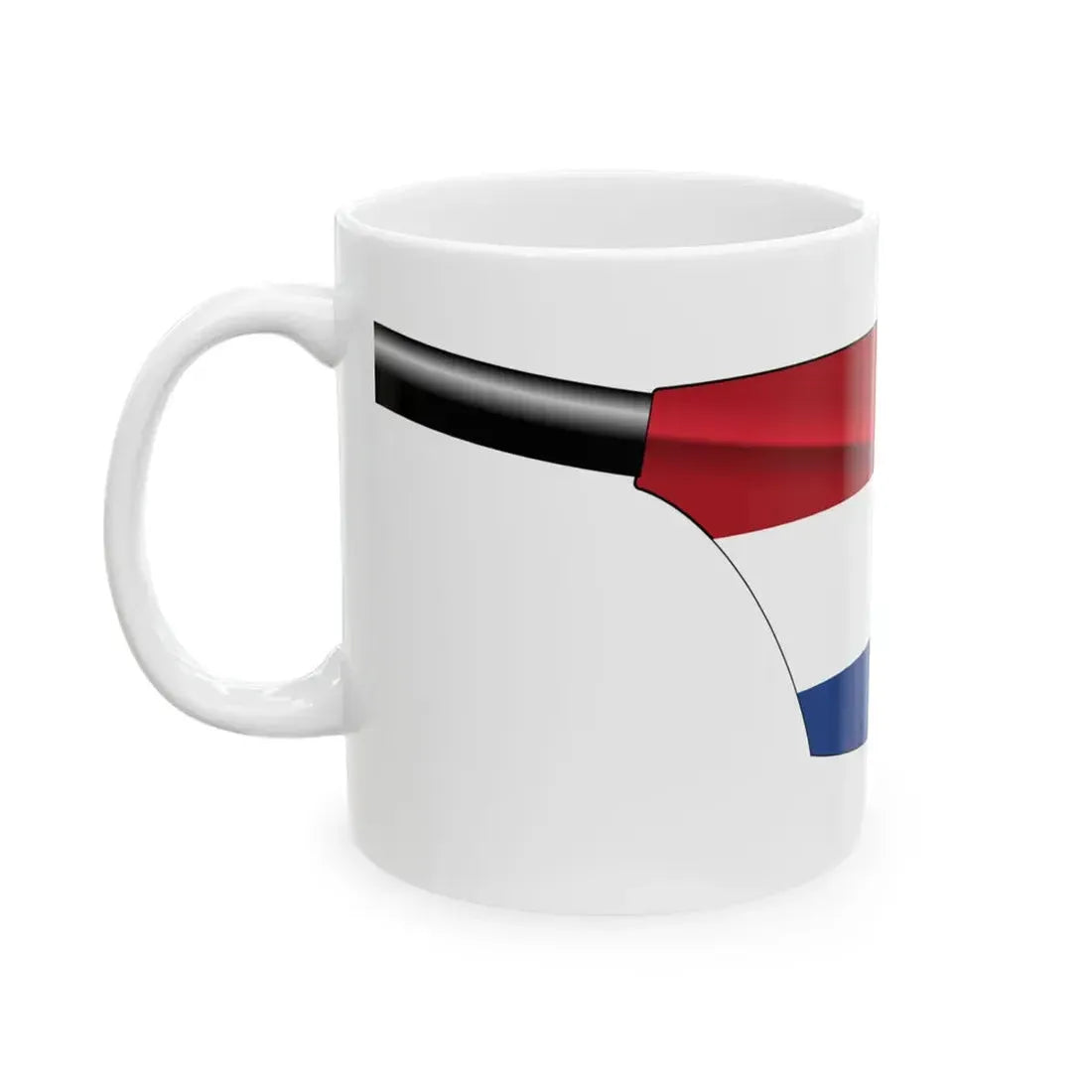 Netherlands Rowing Blade (Netherlands) White Coffee Mug - Go Mug Yourself