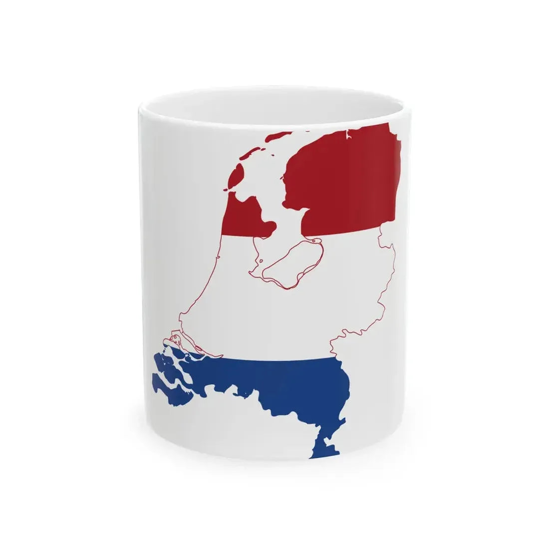 Netherlands stub (Netherlands) White Coffee Mug 11oz - Go Mug Yourself