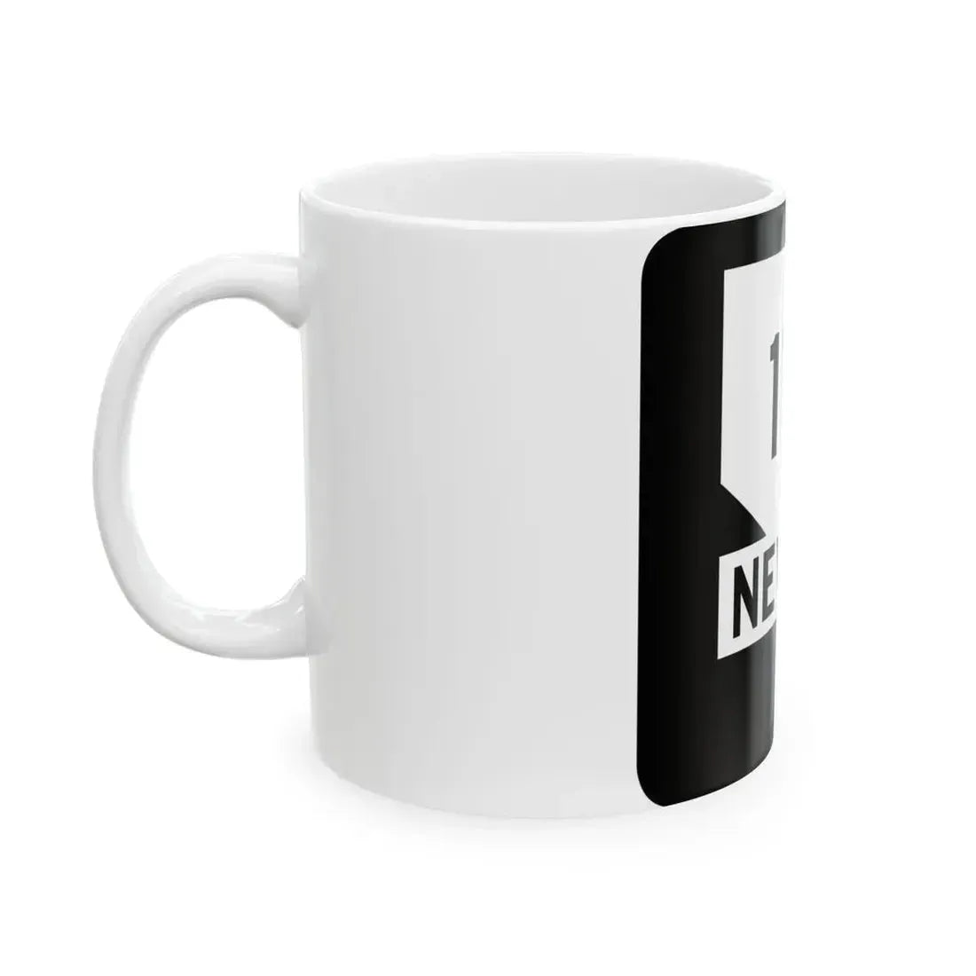 Nevada 115 (Nevada) (Road Sign) White Coffee Mug - Go Mug Yourself