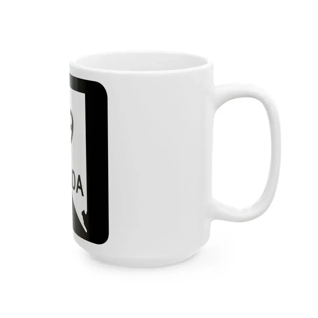 Nevada 119 (Nevada) (Road Sign) White Coffee Mug - Go Mug Yourself