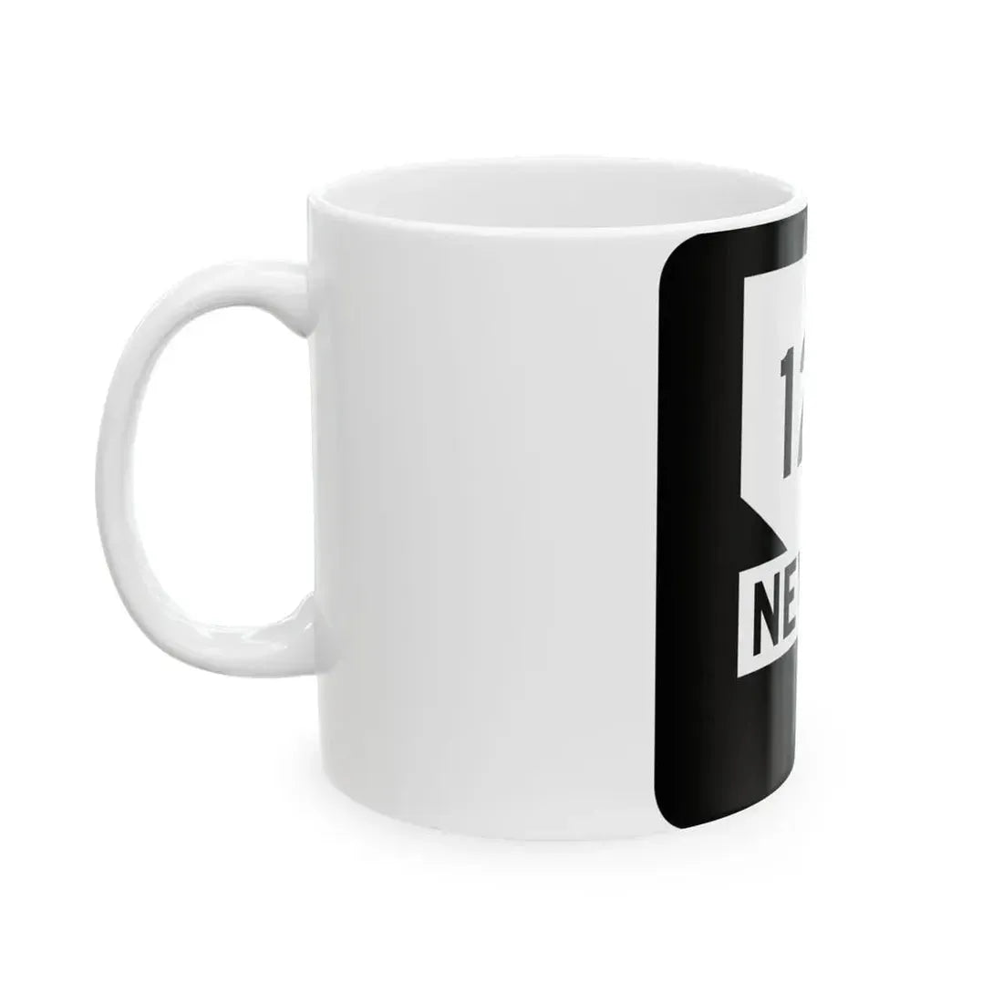 Nevada 120 (Nevada) (Road Sign) White Coffee Mug - Go Mug Yourself