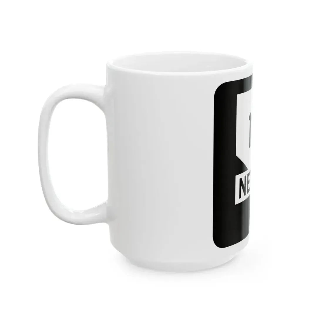 Nevada 121 (Nevada) (Road Sign) White Coffee Mug - Go Mug Yourself