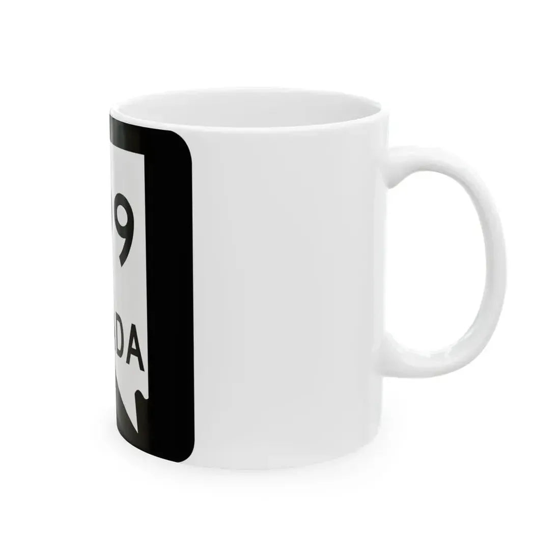 Nevada 399 (Nevada) (Road Sign) White Coffee Mug - Go Mug Yourself