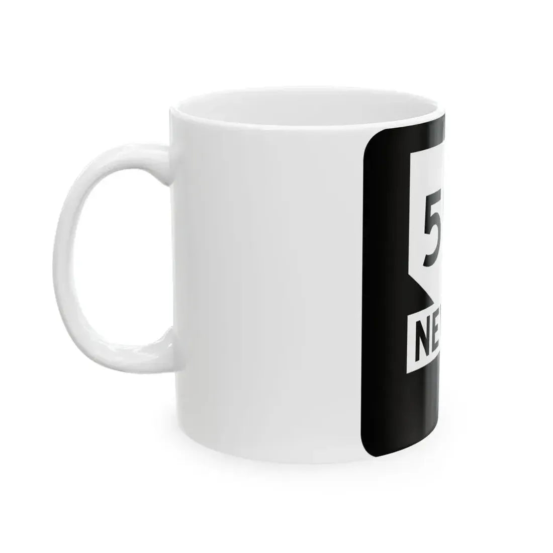Nevada 592 (Nevada) (Road Sign) White Coffee Mug - Go Mug Yourself