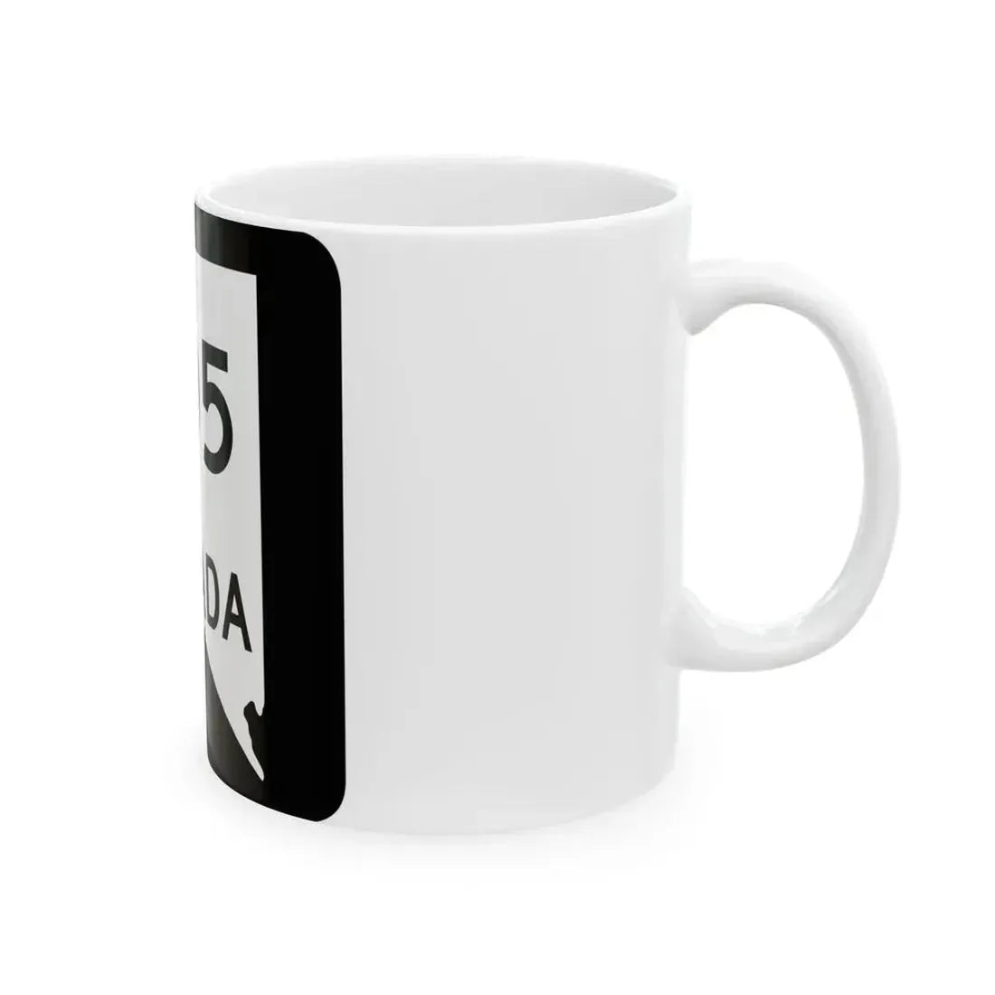 Nevada 705 (Nevada) (Road Sign) White Coffee Mug - Go Mug Yourself