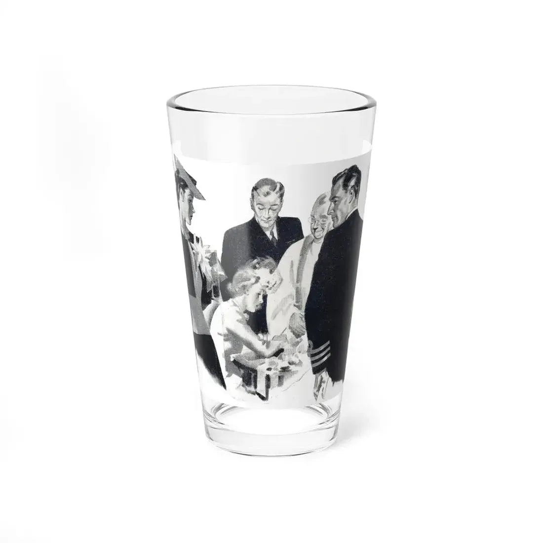Never a One for Her (1), Woman and Home (British), September 1943 (Magazine Illustration) Pint Glass 16oz 16oz - Go Mug Yourself