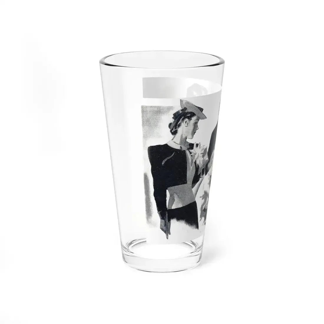 Never a One for Her (1), Woman and Home (British), September 1943 (Magazine Illustration) Pint Glass 16oz - Go Mug Yourself