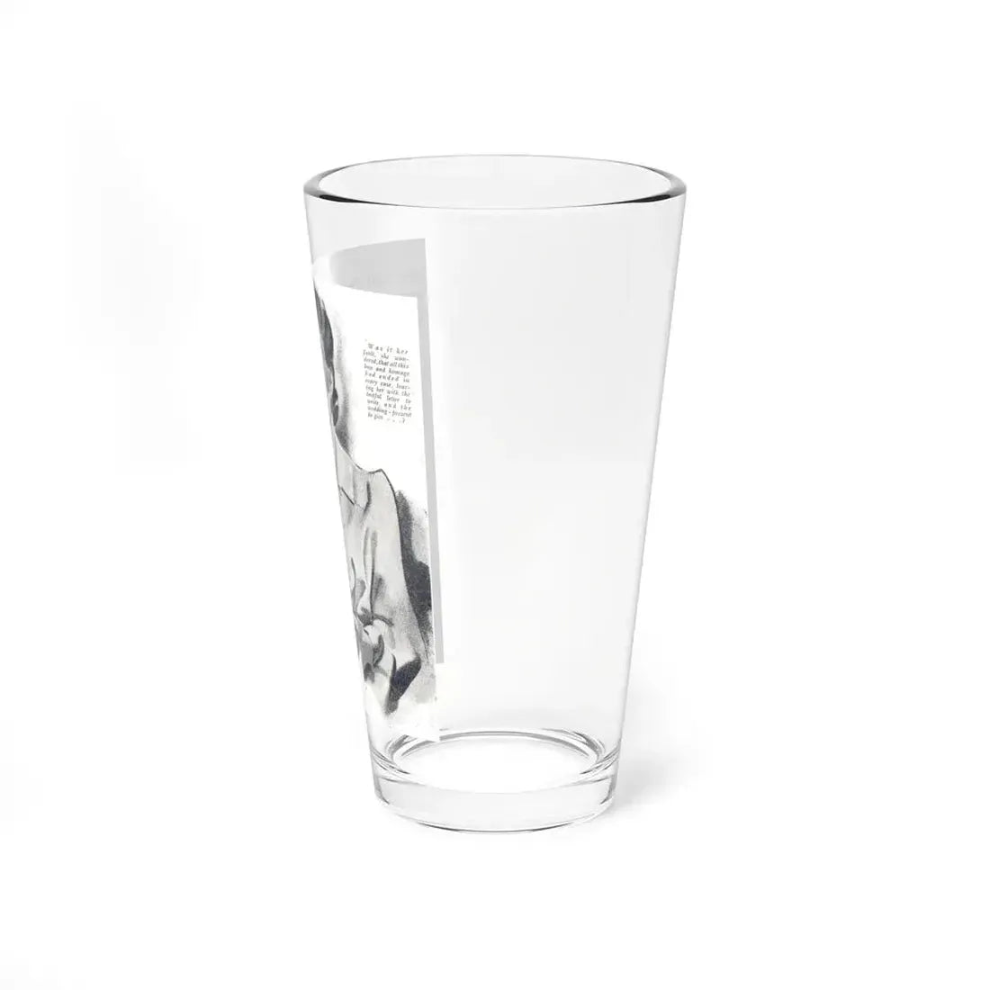 Never a One for Her (2), Woman and Home (British), September 1943 (Magazine Illustration) Pint Glass 16oz - Go Mug Yourself