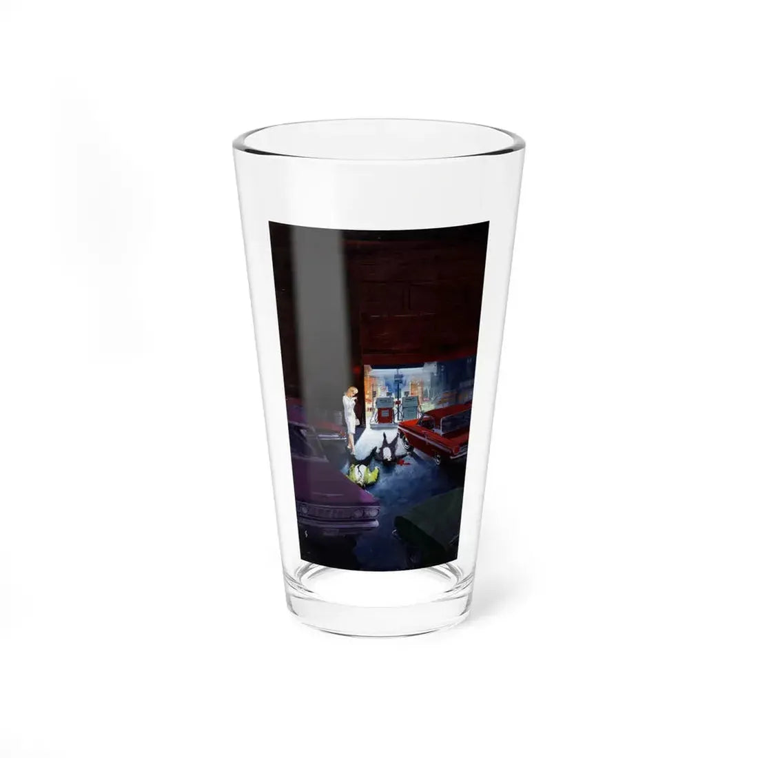 Never Kill a Cop, Paperback Novel Cover (Signet Books, 1964) - Pint Glass 16oz 16oz - Go Mug Yourself