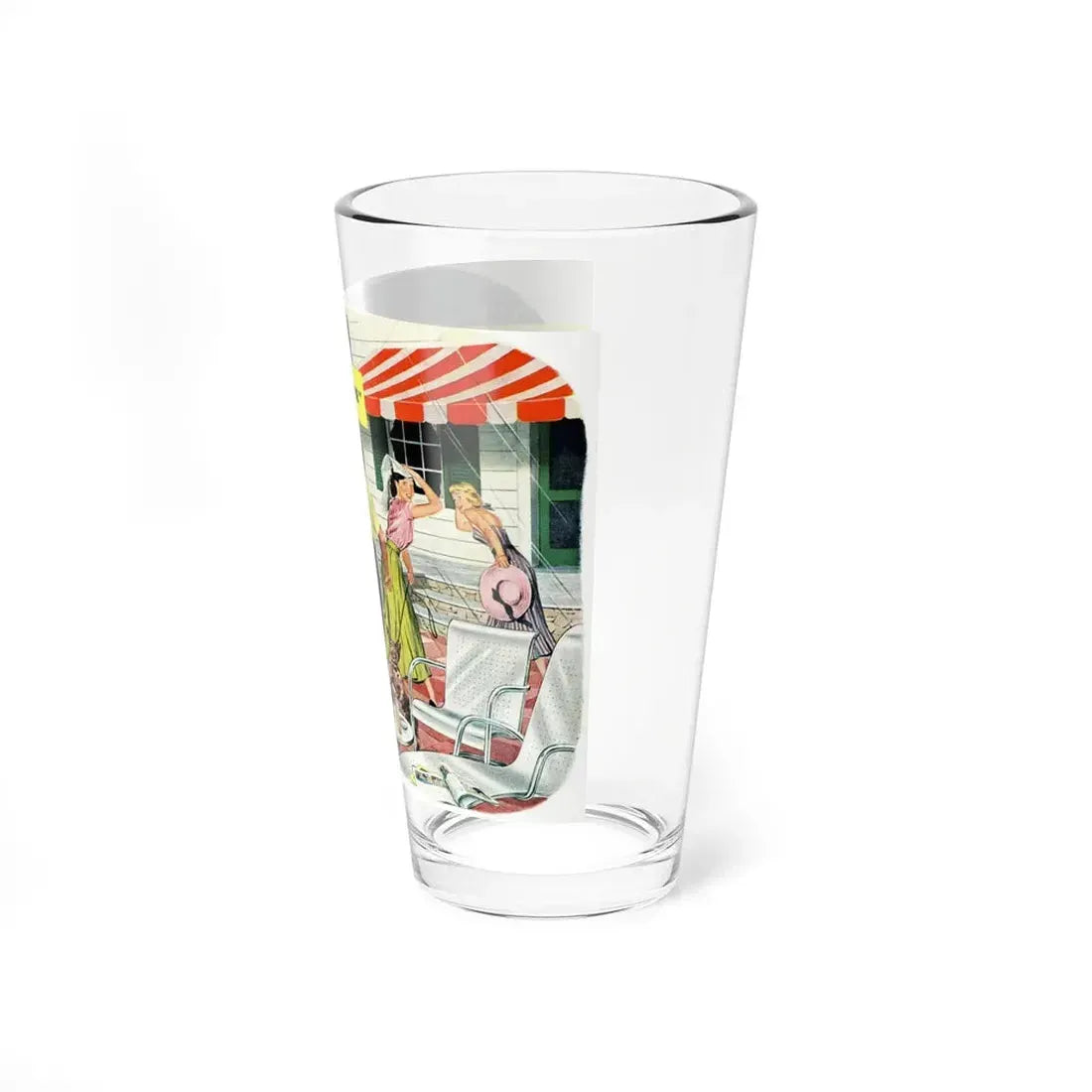 Never Mind The Furniture (Magazine Illustration) Pint Glass 16oz - Go Mug Yourself