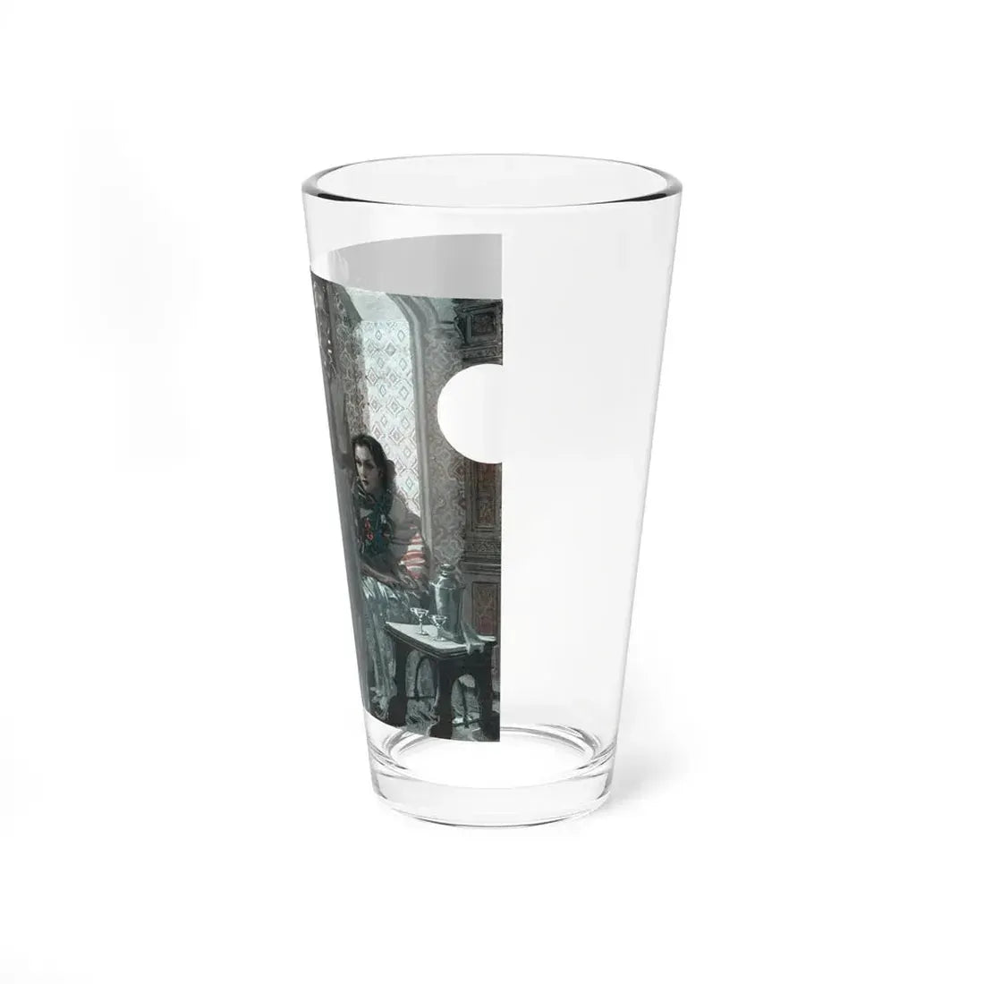 Never See Snow Again (1), Cosmopolitan, August 1936 (Magazine Illustration) Pint Glass 16oz - Go Mug Yourself