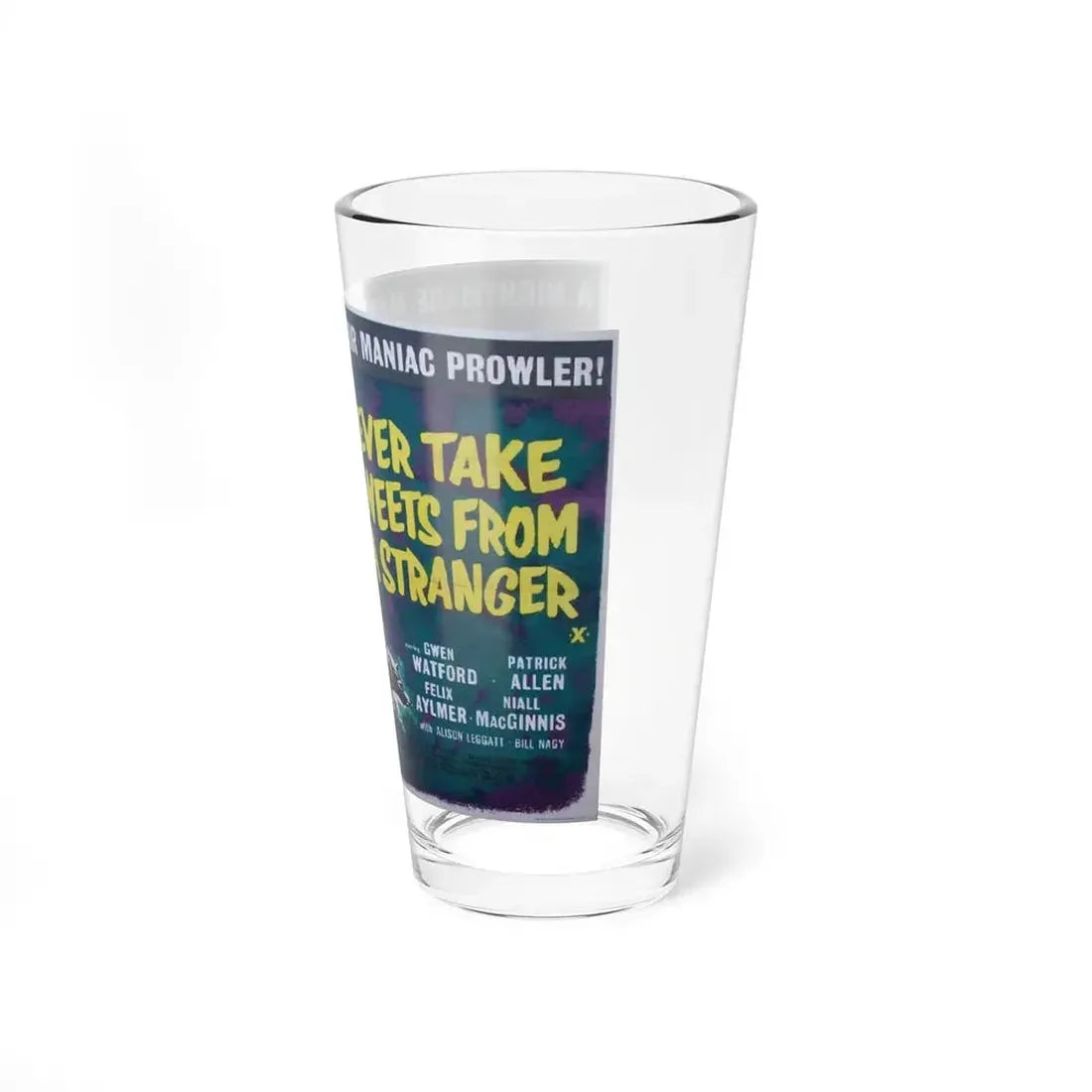 NEVER TAKE SWEETS FROM A STRANGER 1960 Movie Poster - Pint Glass 16oz - Go Mug Yourself