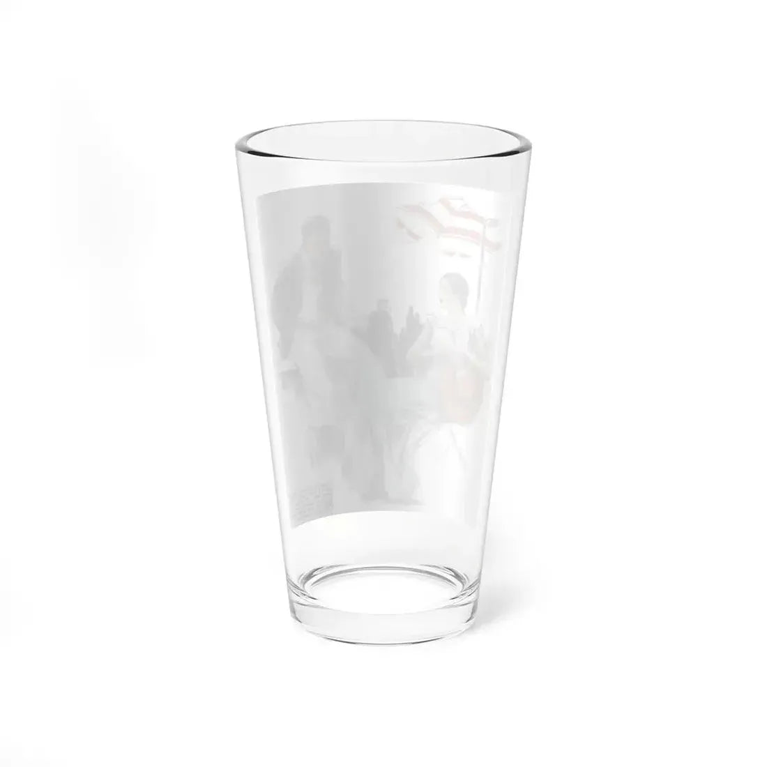 Never Talk to Strangers (1), Redbook, December 1932 (Magazine Illustration) Pint Glass 16oz - Go Mug Yourself