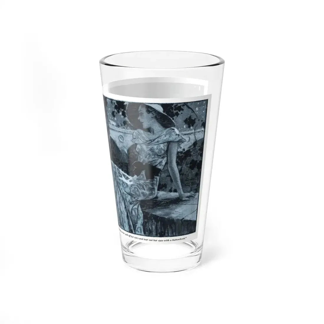 Never Talk to Strangers (2), Redbook, December 1932 (Magazine Illustration) Pint Glass 16oz - Go Mug Yourself