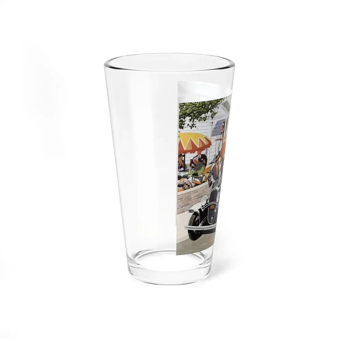 New Chevrolet Six, advertisement, The American Magazine, July 1932 (Magazine Illustration) Pint Glass 16oz - Go Mug Yourself