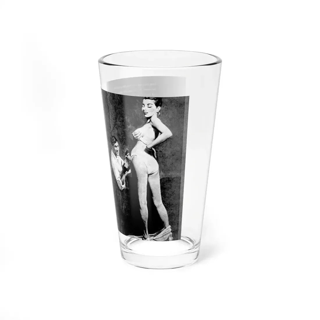 New Clues To The Lost Treasure of Bagdad, Man's Life, June 1970 (Magazine Illustration) Pint Glass 16oz - Go Mug Yourself