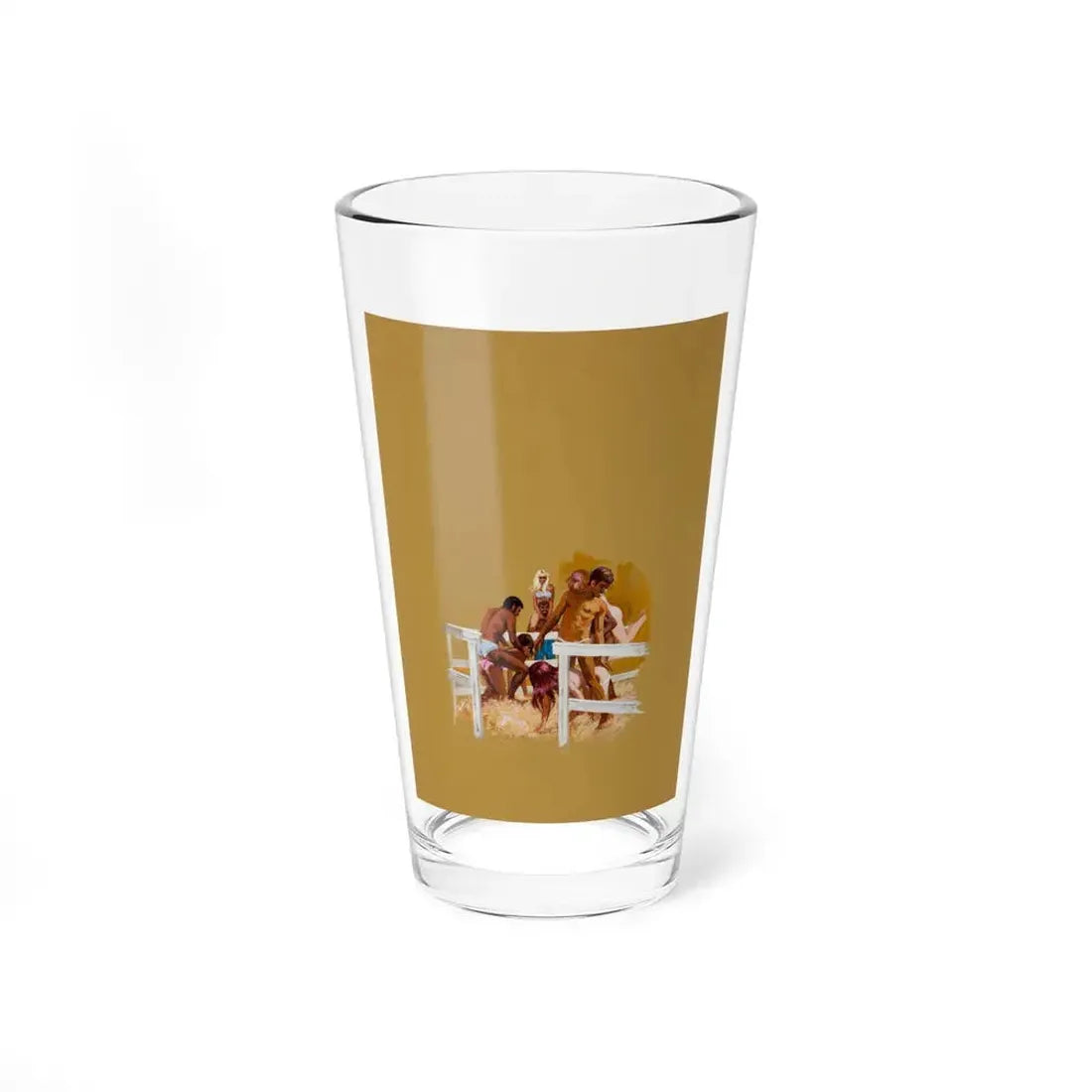 New Crop to Swap, Nitime Swapbook paperback cover, 1971 - Pint Glass 16oz 16oz - Go Mug Yourself