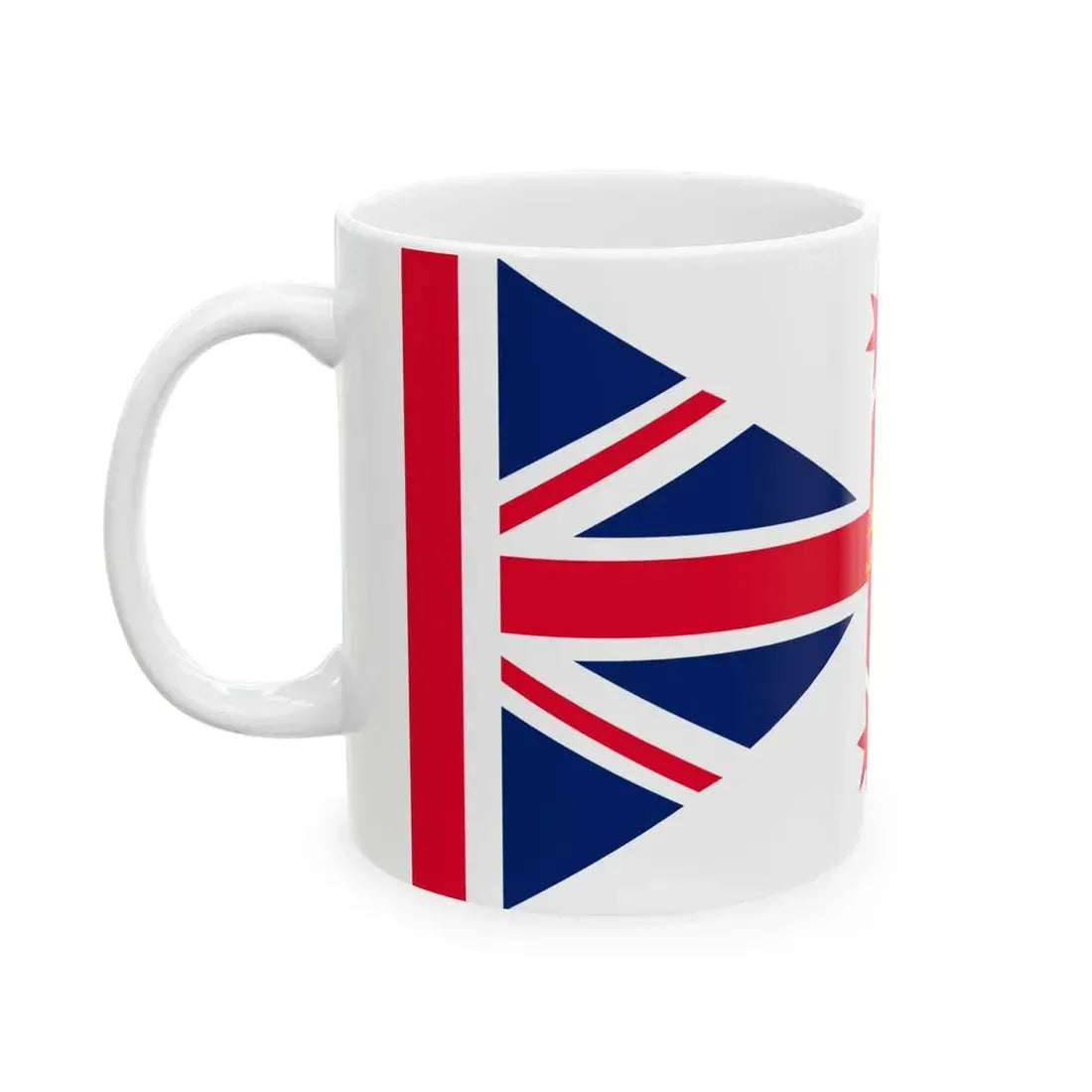 New England Australia Flag Ian Johnston Proposal (Australia) White Coffee Mug - Go Mug Yourself