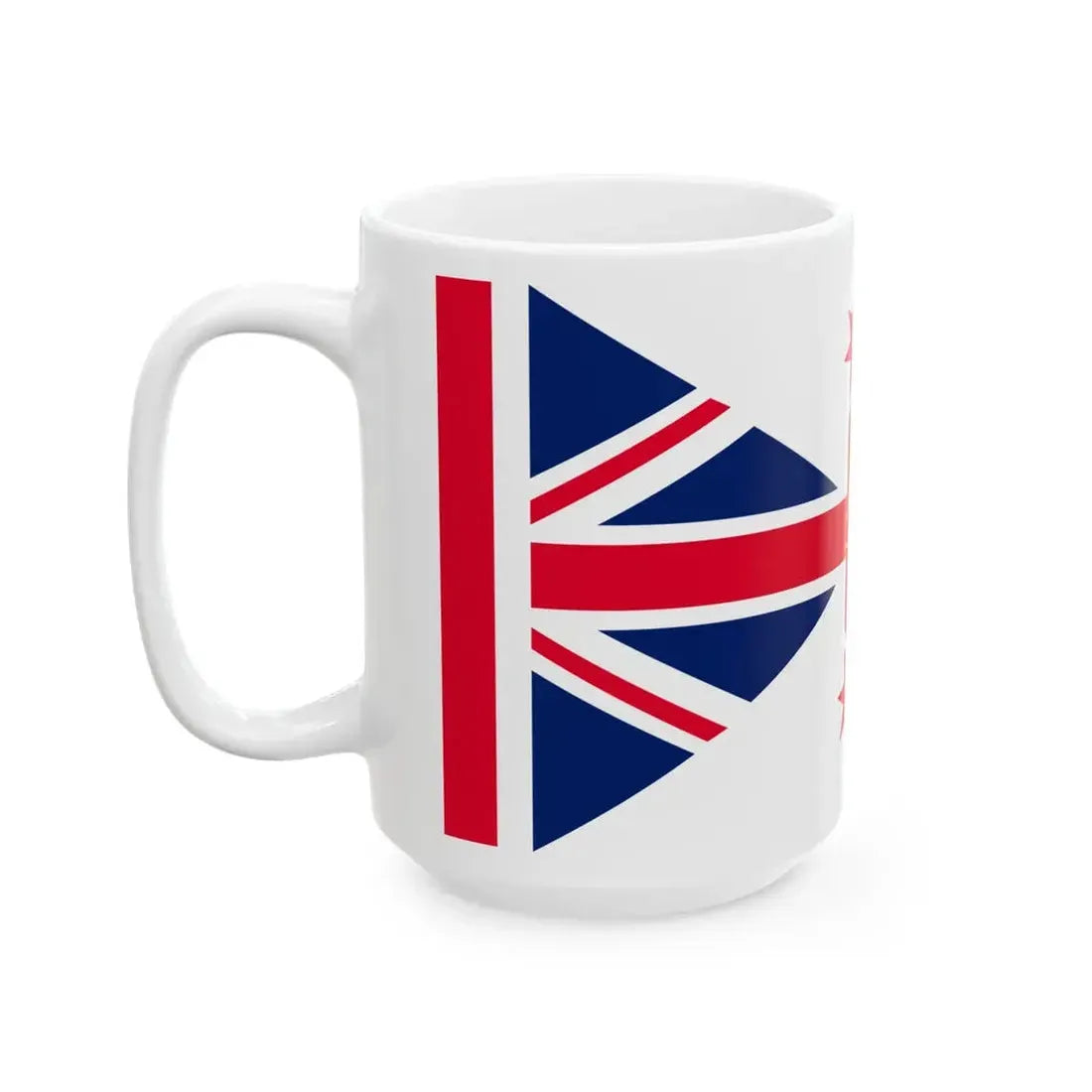 New England Australia Flag Ian Johnston Proposal (Australia) White Coffee Mug - Go Mug Yourself