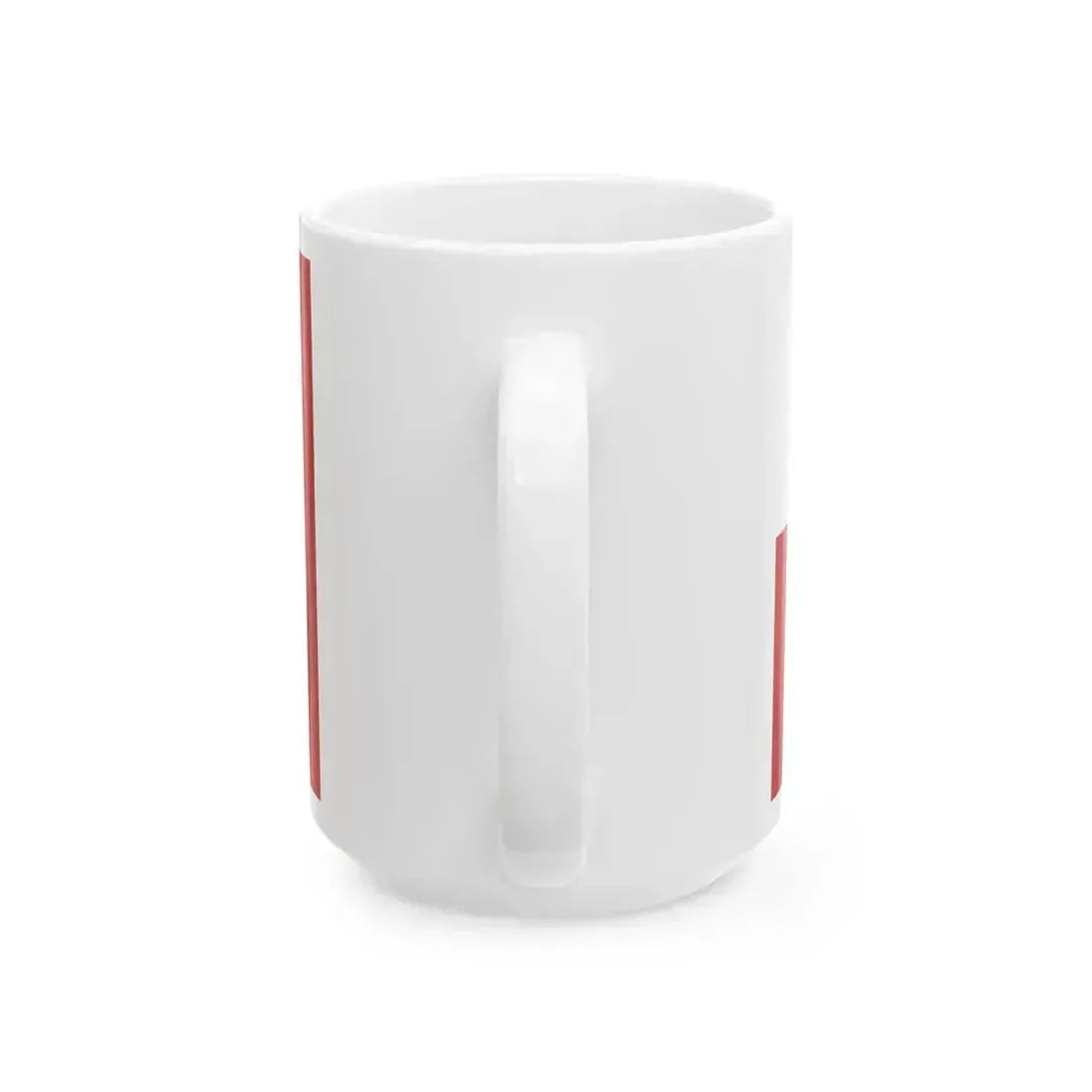 New England blank flag (United States) White Coffee Mug - Go Mug Yourself