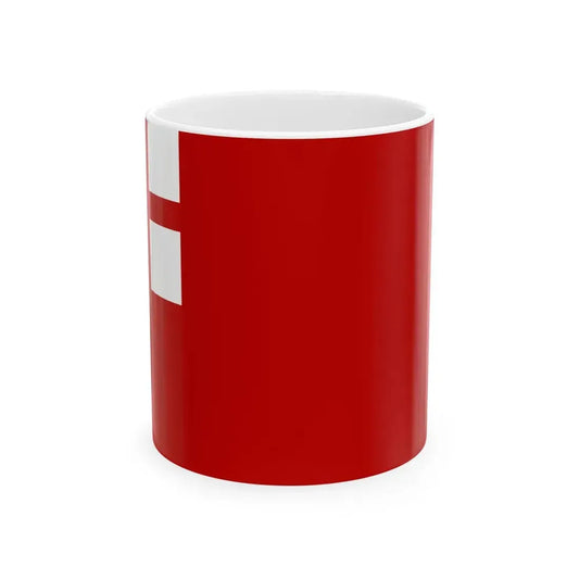 New England combo flag (United States) White Coffee Mug 11oz - Go Mug Yourself