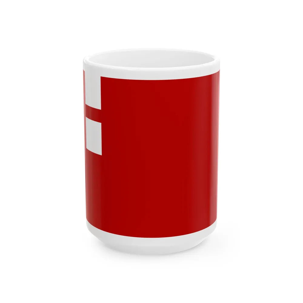 New England combo flag (United States) White Coffee Mug 15oz - Go Mug Yourself