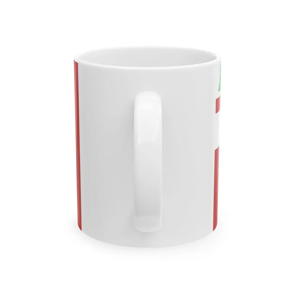New England combo flag (United States) White Coffee Mug - Go Mug Yourself
