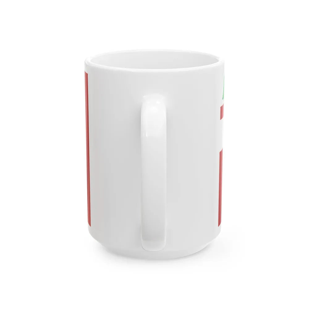 New England combo flag (United States) White Coffee Mug - Go Mug Yourself
