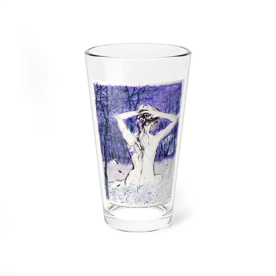 New Family at Pond Cottage (2), Cosmopolitan, December 1958 (Magazine Illustration) Pint Glass 16oz 16oz - Go Mug Yourself