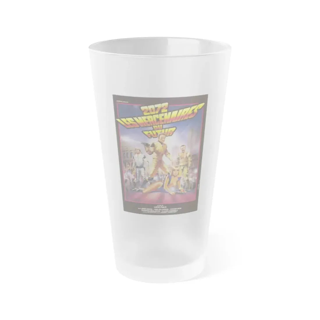 NEW GLADIATORS 1984 Movie Poster - Frosted Pint Glass 16oz 16oz Frosted - Go Mug Yourself
