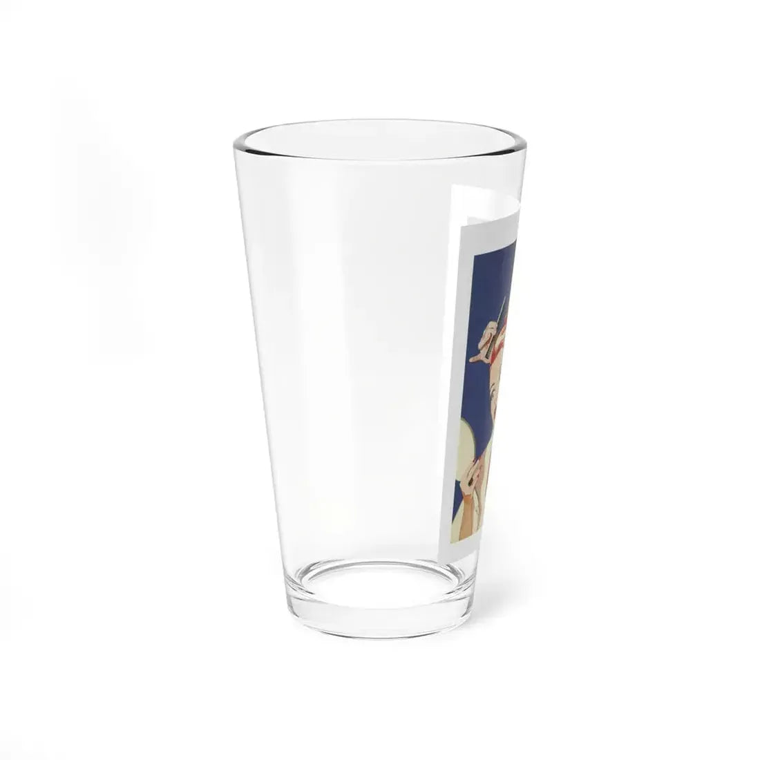 New Hairdo (Magazine Illustration) Pint Glass 16oz - Go Mug Yourself
