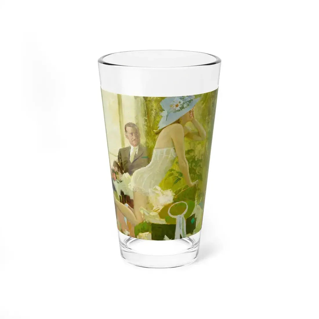New Hats (Magazine Illustration) Pint Glass 16oz 16oz - Go Mug Yourself