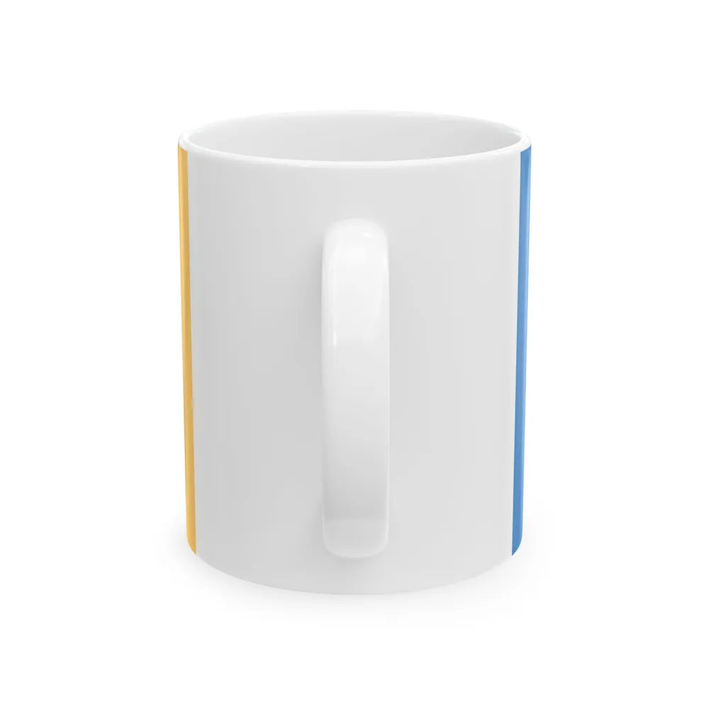New Jersey Tricentennial Flag (United States) White Coffee Mug - Go Mug Yourself