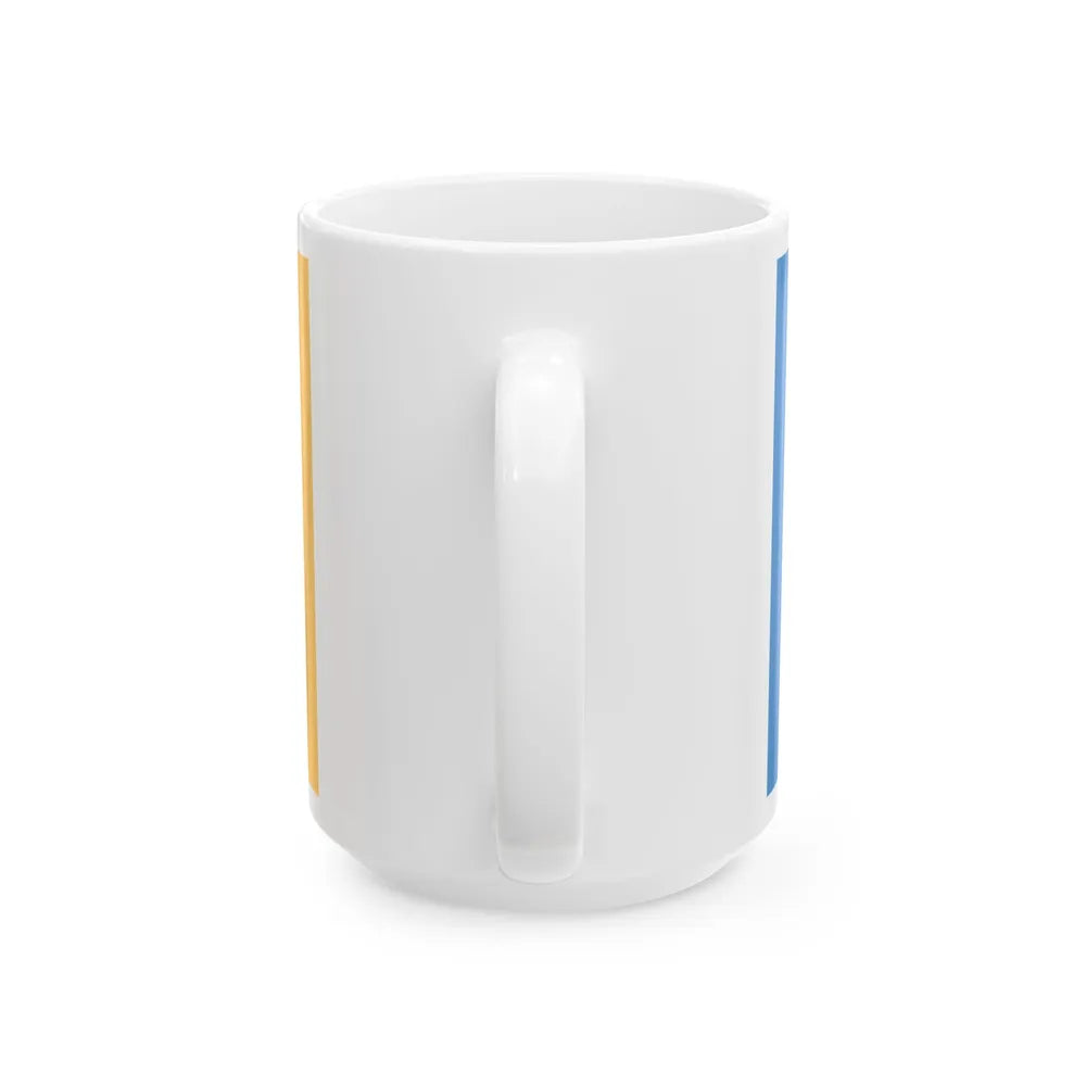 New Jersey Tricentennial Flag (United States) White Coffee Mug - Go Mug Yourself