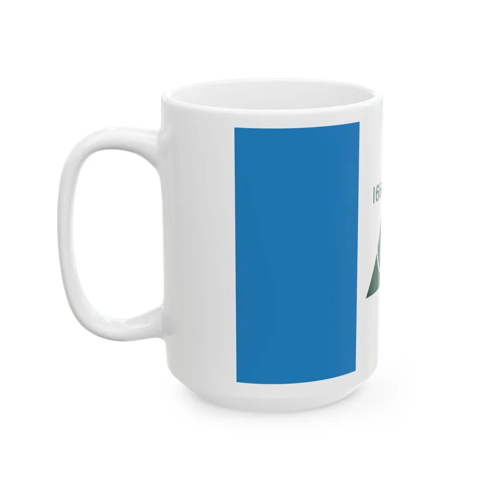 New Jersey Tricentennial Flag (United States) White Coffee Mug - Go Mug Yourself