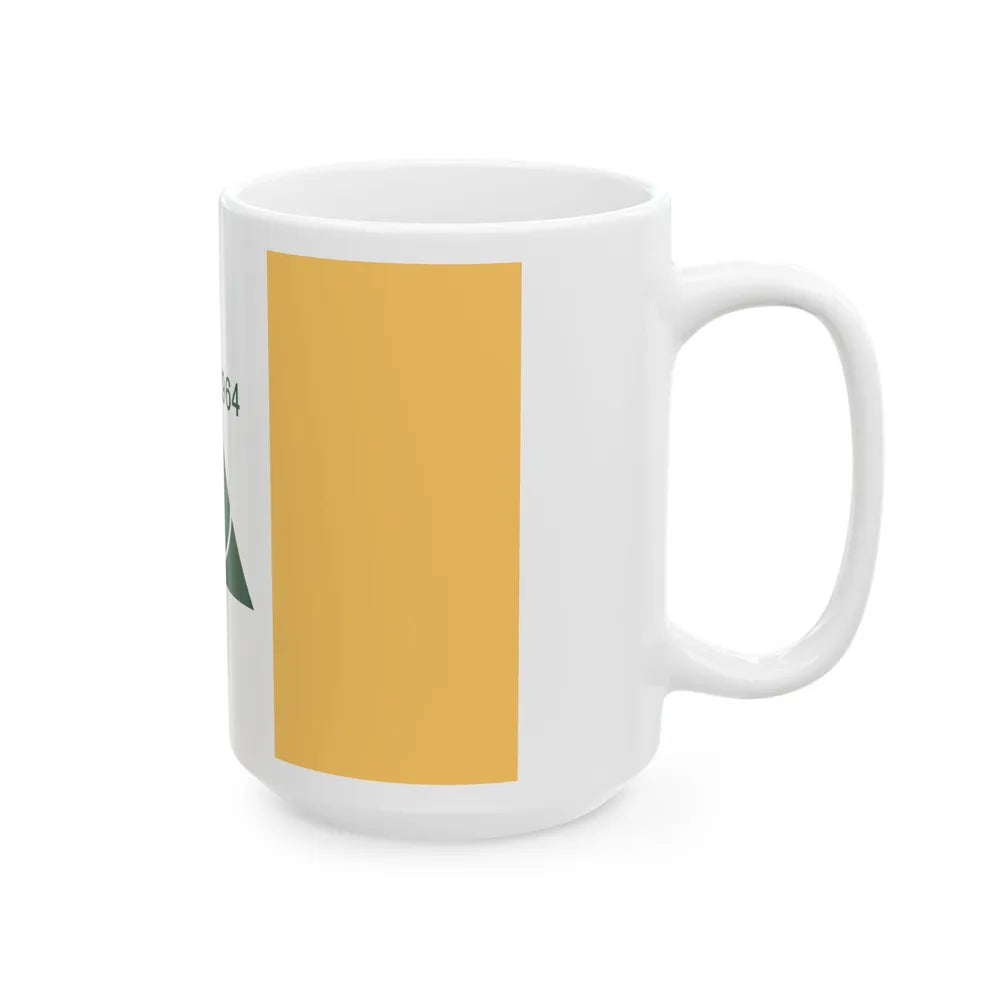 New Jersey Tricentennial Flag (United States) White Coffee Mug - Go Mug Yourself