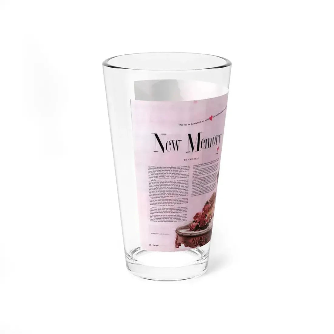 New Memory, Woman's Home Companion, May 1948 (Magazine Illustration) Pint Glass 16oz - Go Mug Yourself