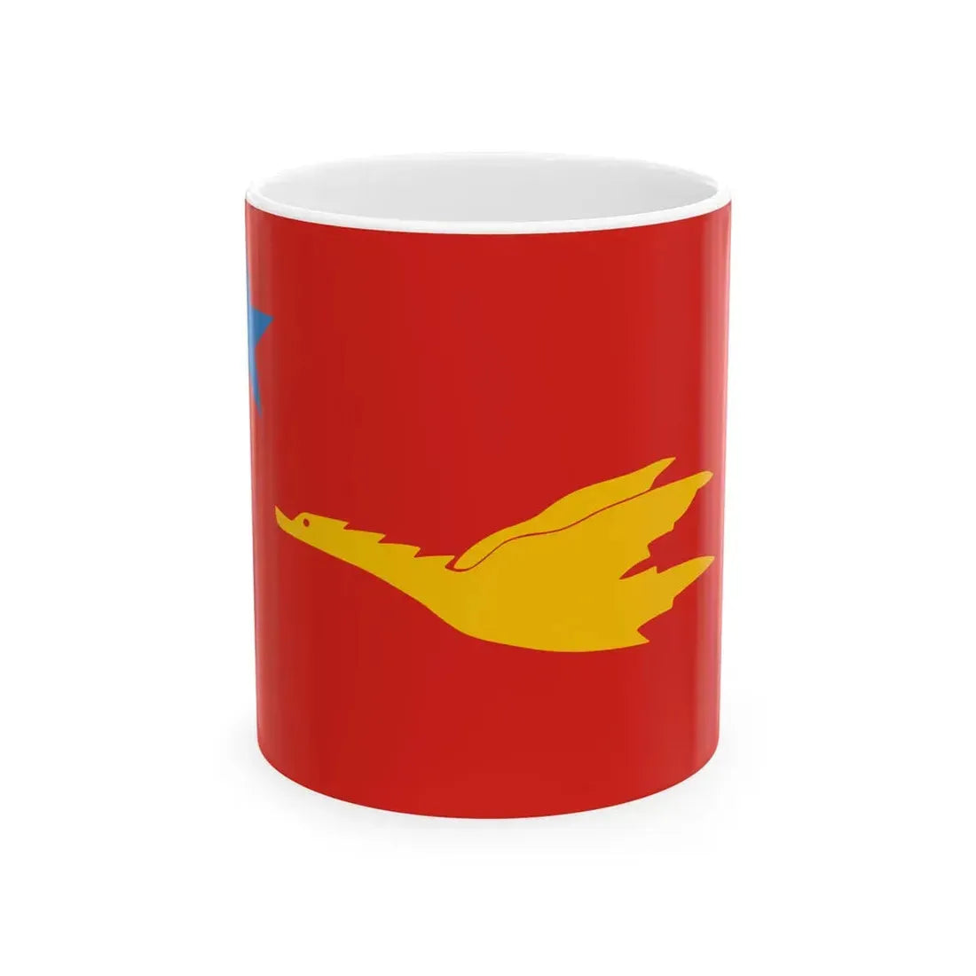 New Mon State Party flag (Myanmar) White Coffee Mug 11oz - Go Mug Yourself