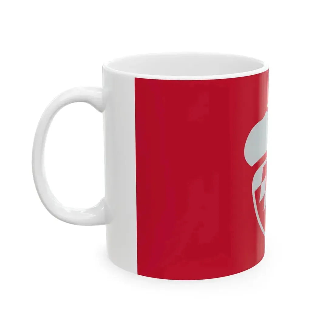 New Raleigh Flag (United States) White Coffee Mug - Go Mug Yourself