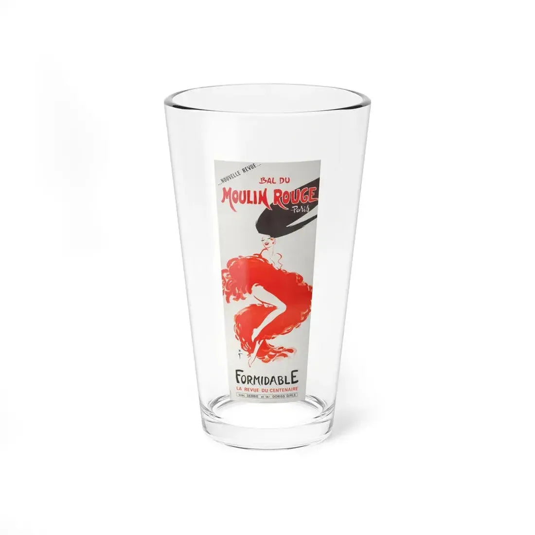 New revue, Bal at the Moulin Rouge, Formidable, the centenary revue, 1988 (Magazine Illustration) Pint Glass 16oz 16oz - Go Mug Yourself