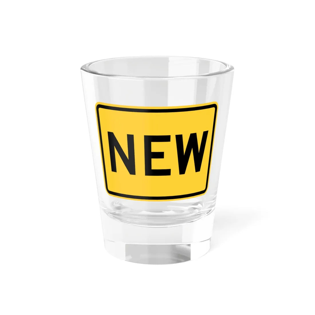 NEW y Delaware W3-7a-DE (Delaware) (Road Sign) Shot Glass 1.5oz 1.5oz - Go Mug Yourself