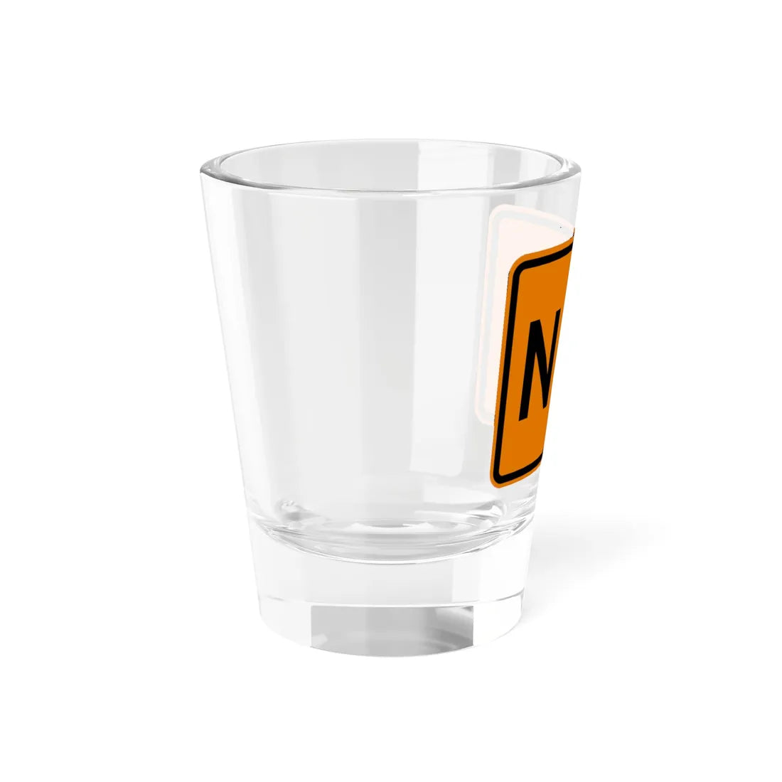 NEW y Delaware W3-7a-DE temporary (Delaware) (Road Sign) Shot Glass 1.5oz - Go Mug Yourself