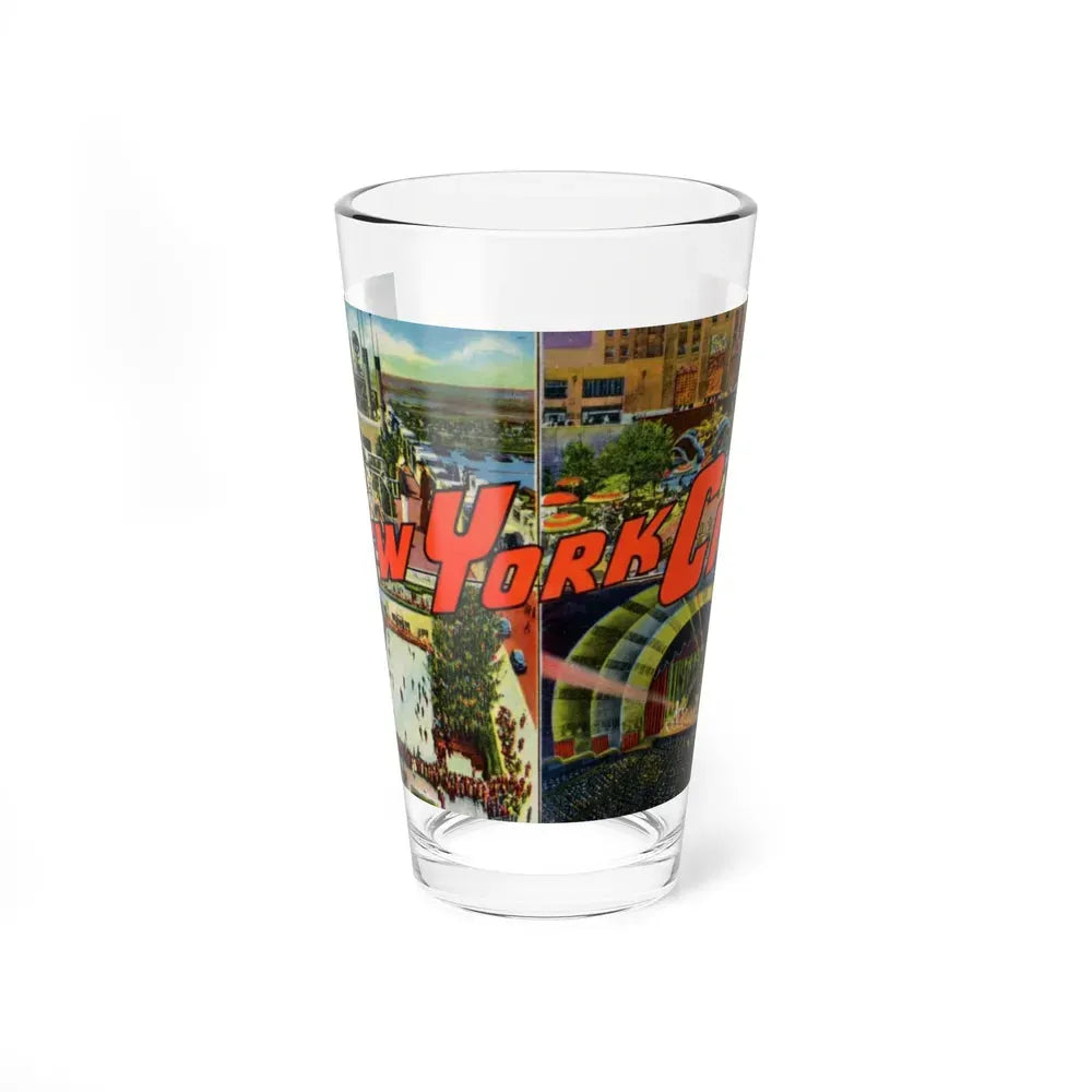 New York City (Greeting Postcards) Pint Glass 16oz 16oz - Go Mug Yourself