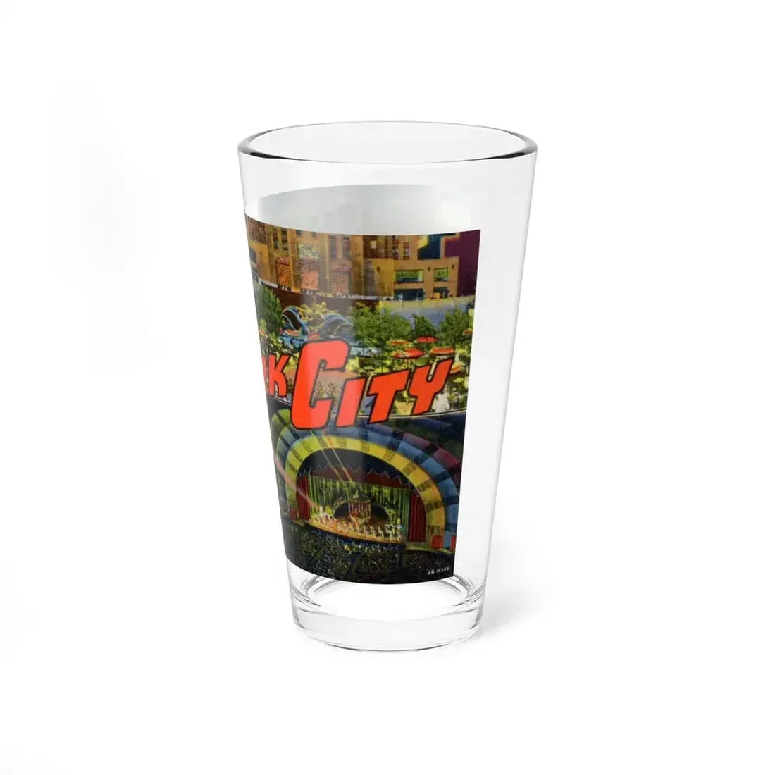 New York City (Greeting Postcards) Pint Glass 16oz - Go Mug Yourself