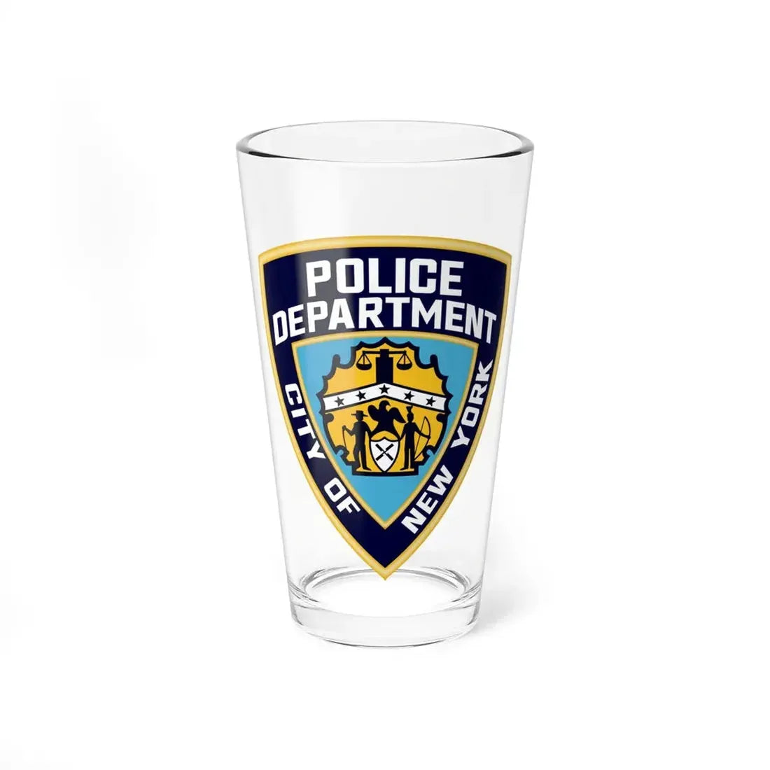 New York City Police Department - Pint Glass 16oz 16oz - Go Mug Yourself
