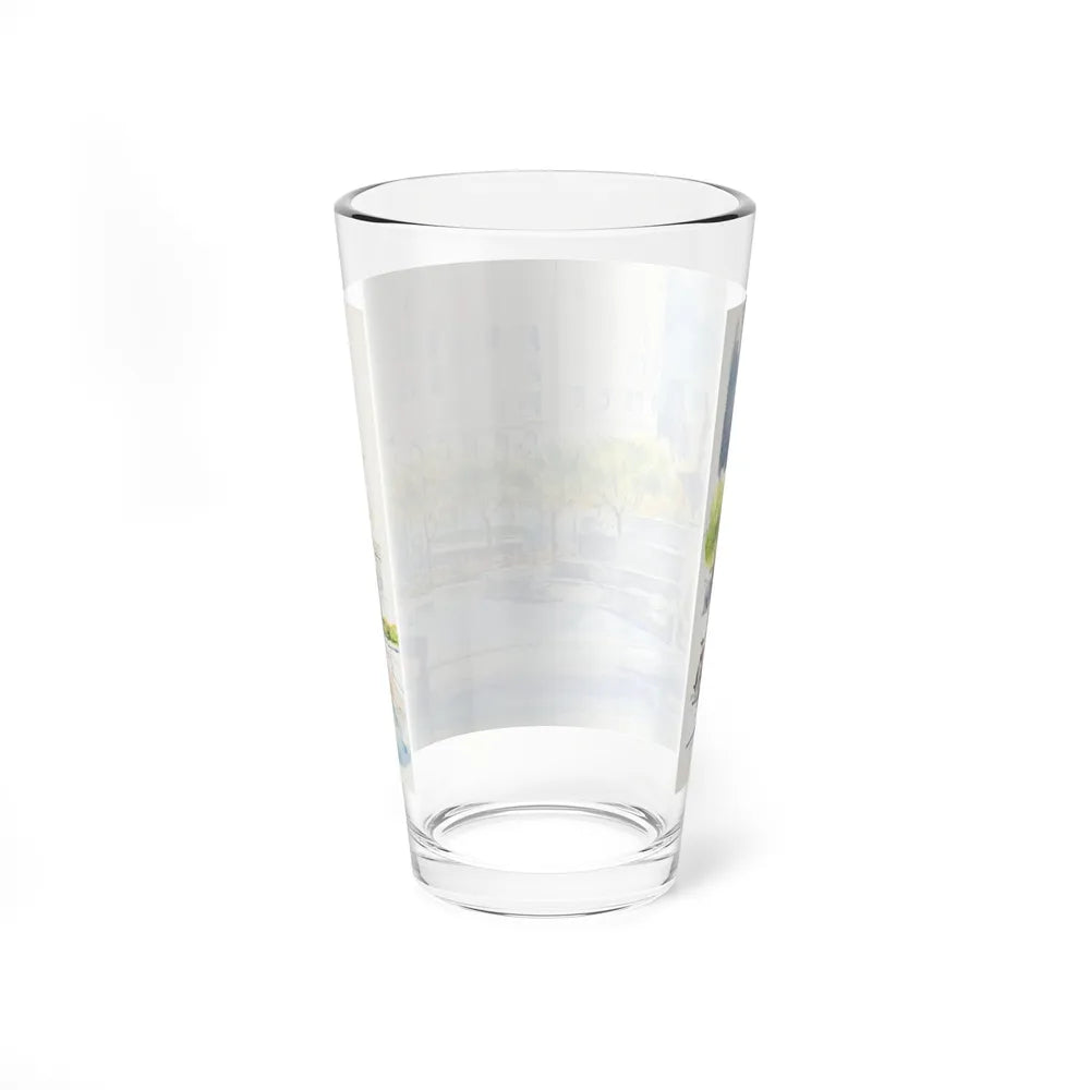 New York Street Scenes (1) (Magazine Illustration) Pint Glass 16oz - Go Mug Yourself