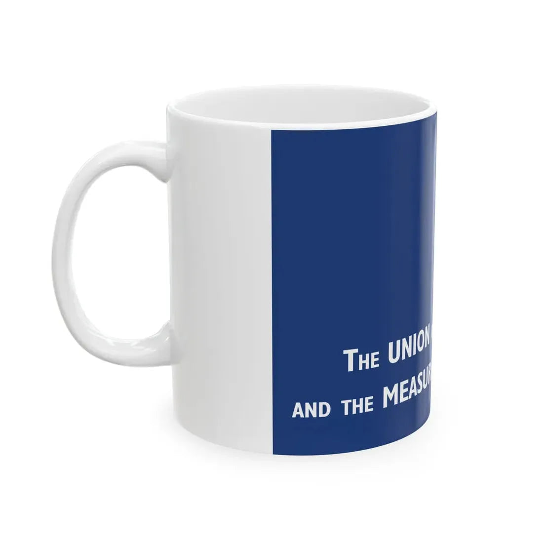 New York Union Flag 1775 reverse (United States) White Coffee Mug - Go Mug Yourself