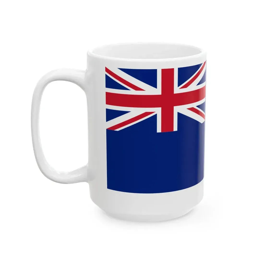 New Zealand flag football (New Zealand) White Coffee Mug - Go Mug Yourself