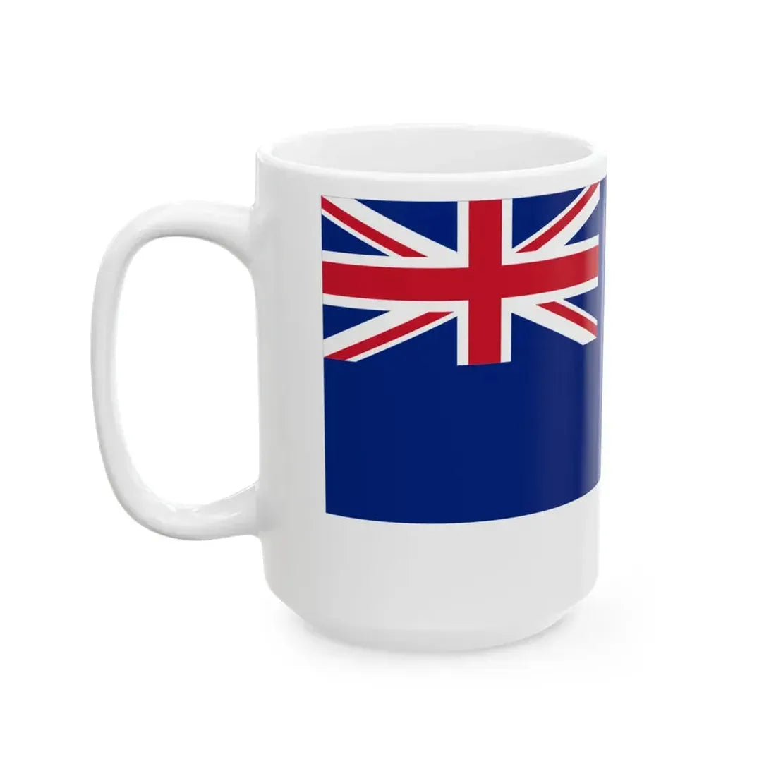 New Zealand flag rugby (New Zealand) White Coffee Mug - Go Mug Yourself