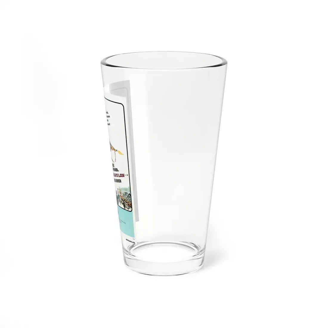 NEWMAN'S LAW 1974 Movie Poster - Pint Glass 16oz - Go Mug Yourself